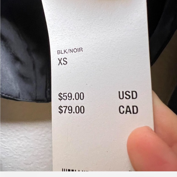 Urban Outfitters Balloon Sleeve Long Sleeve Cropped Corset Black - Picture 4 of 4